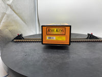 MTH Railking 30-76110 Iron City RailKing Flat Car w/40' Trailer O SCALE Like New Damaged Box
