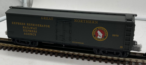 Lionel 6-52376 Great Northern REA Express reefer TCA 2005 convention O SCALE Like New Damaged Box