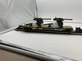 MTH Premier 20-92186E U.S. Army Flat Car with Howitzers O Scale Road #609050 NEW