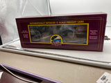 MTH Premier 20-92186E U.S. Army Flat Car with Howitzers O Scale Road #609050 NEW