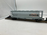 Atlas 6308-1 New York Central 3 bay cylindrical hopper O scale Used Damaged Box