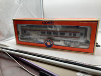 Lionel 6-29093 Santa Fe red stripe 1 car passenger O SCALE Like New