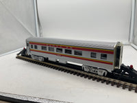 Lionel 6-29093 Santa Fe red stripe 1 car passenger O SCALE Like New