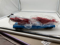 Lionel 6-17516 Texas and Pacific flatcar with two Beechcraft Bonanza airplanes O scale NEW Damaged Box