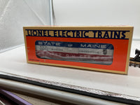 Lionel 6-19273 State of Maine boxcar 6464 series O scale Like New