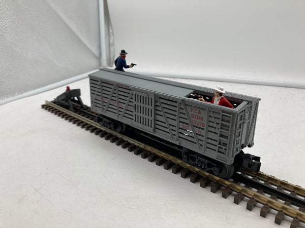 Lionel 6-52415 TCA 2007 Denver Co Kid's Club Car Sheriff and Outlaw Car Rail Train O scale NEW
