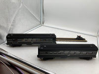 MTH Railking 30-6083 New York Central Lightening Stripe Streamlined Combine/Diner 2-Car Set Combine Car No.:284 Diner Car No.:400 O SCALE Like New Damaged Box