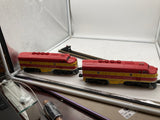 MTH Railking 30-2007-1 Florida East Coast Cab No. 503 & 504 One Powered "A" & 1 Dummy "A" with DCRU Reverse Unit and Electronic Horn. O SCALE Like New