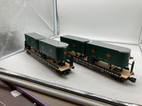 Lionel 6-21897 RAILWAY EXPRESS AGENCY PS-4 FLATCAR WITH PIGGYBACK TRAILERS 2-PACK O SCALE NEW