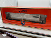 Lionel 50034 Heavy Duty Flat car with Rocket Load & Protective Cover O SCALE NEW