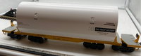 Lionel 50034 Heavy Duty Flat car with Rocket Load & Protective Cover O SCALE NEW