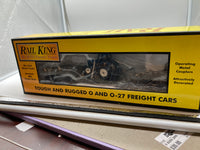 MTH Railking 30-7611 Tractor Car #22893 O-27 Scale. O SCALE Like New