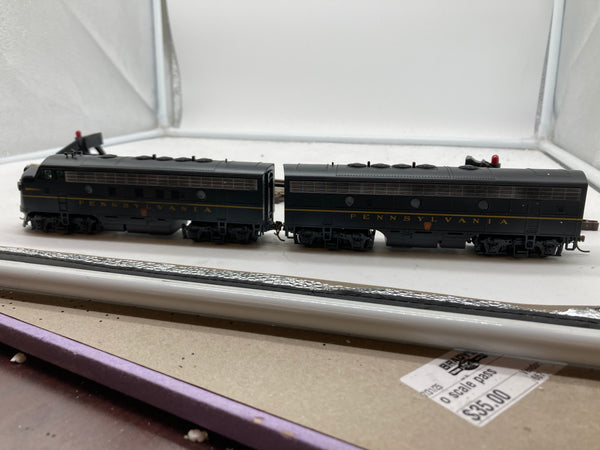 Stewart 5610 HO Pennsylvania Railroad diesel EMD F7 Ph. I early A/B set HO SCALE Used Excellent
