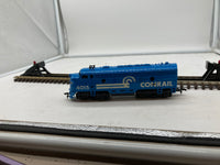 Tyco train car HO scale 4015 Conrail locomotive #224-20 F-9 Conrail power Like New