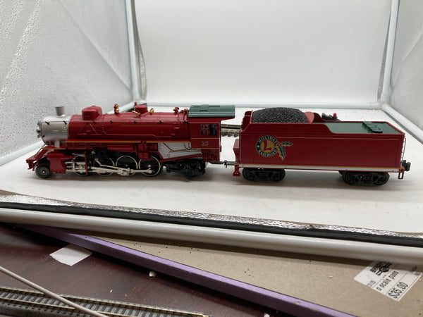 Lionel 6-28699 Holiday Mikado Jr.Locomotive and Tender- Red O SCALE NEW