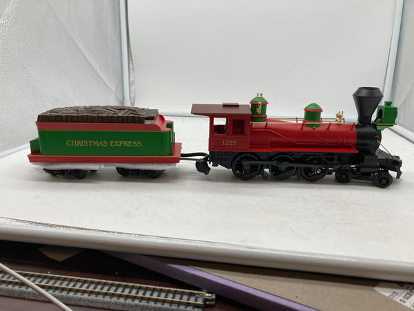 MTH Railking 30-4141-OE 4-6-0 Christmas 10 Wheeler Steam Engine With Loco-Sound O SCALE Like New