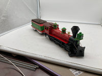 MTH Railking 30-4141-OE 4-6-0 Christmas 10 Wheeler Steam Engine With Loco-Sound O SCALE Like New