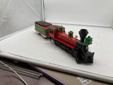 MTH Railking 30-4141-OE 4-6-0 Christmas 10 Wheeler Steam Engine With Loco-Sound O SCALE Like New