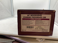 MTH Premier 20-62093B Strasburg O Scale 64' Woodsided Passenger Car Road: Lime Valley Like New