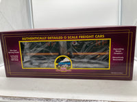 MTH Premier 20-98105 Northern Pacific Flat Car with 2 20ft. trailers. O SCALE NEW