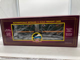 MTH Premier 20-98105 Northern Pacific Flat Car with 2 20ft. trailers. O SCALE NEW