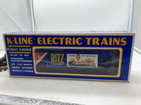 K Line Vintage K-Line O O-27 gauge K-6216 CSX C&O 6216 blue covered dual hopper car O SCALE Like New