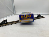 K Line Vintage K-Line O O-27 gauge K-6216 CSX C&O 6216 blue covered dual hopper car O SCALE Like New