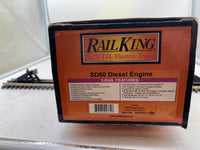 MTH Railking 30-2783-1 Conrail SD60 Diesel Engine With Proto-Sound 2.0 . O SCALE Like New
