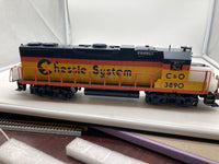 MTH Premier 20-2186-1 Chessie GP38-2 Diesel Engine - C&O Chessie Cab Nos. 3874 3890 3899 . O SCALE NEW