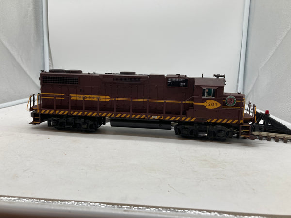 MTH Premier 20-2254-1 Duluth Missabe & Iron Range GP38-2 Diesel Engine - DMIR Cab 201 205 208 With Proto-Sound 2.0 O SCALE Used Excellent