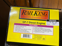 MTH Railking 30-2414-1 Pittsburgh & Lake Erie GP-7 Diesel Engine - P&LE Cab 1501 With Proto-Sound 2.0. O SCALE Like New