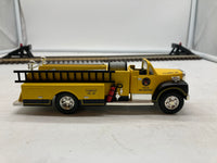 MTH Railking 30-50035 Yellow Die-Cast Fire Truck O SCALE NEW