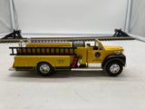 MTH Railking 30-50035 Yellow Die-Cast Fire Truck O SCALE NEW