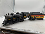 MTH Rugged Rails 33-1043-1 Chessie 2-8-0 Ten Wheeler Steam Engine - Chessie With Proto-Sound 3.0. O SCALE NEW