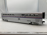 MTH Premier 20-6541 Amtrak 2-Car SuperLiner Slpr/Diner Set - Amtrak 5 Stripe . O SCALE Like New