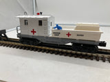 Lionel O scale 6-26505 illuminated rescue caboose car with flashing red light NEW