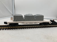 Lionel 6-39395 U.S. NATIONAL GUARD MADE IN USA FLATCAR O SCALE NEW