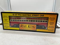MTH Railking 30-2543-1 Pittsburgh - Castle Shannon PCC Electric Street Car - No. 1711 With Proto-Sound 2.0 O SCALE Like New