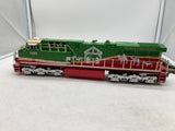 MTH Railking 30-20758-1 Christmas ES44AC Imperial Diesel & Caboose Set - Christmas (Traditional) Road #1225 With Proto-Sound 3.0. O SCALE NEW