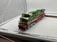 MTH Railking 30-20758-1 Christmas ES44AC Imperial Diesel & Caboose Set - Christmas (Traditional) Road #1225 With Proto-Sound 3.0. O SCALE NEW