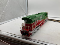 MTH Railking 30-20758-1 Christmas ES44AC Imperial Diesel & Caboose Set - Christmas (Traditional) Road #1225 With Proto-Sound 3.0. O SCALE NEW