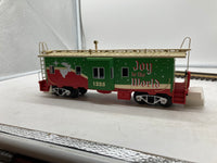 MTH Railking 30-20758-1 Christmas ES44AC Imperial Diesel & Caboose Set - Christmas (Traditional) Road #1225 With Proto-Sound 3.0. O SCALE NEW