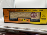 MTH Railking 30-7838 Iron City Beer Reefer Car - Iron City Beer (140th Anniversary) . O SCALE NEW