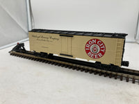 MTH Railking 30-7838 Iron City Beer Reefer Car - Iron City Beer (140th Anniversary) . O SCALE NEW