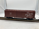 Weaver 1652 O SCALE Burlington RTE. Steel side box car Like New