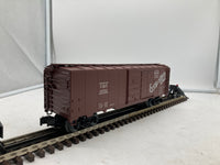 Weaver 1652 O SCALE Burlington RTE. Steel side box car Like New