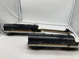 MTH Railking 30-2993-1 Norfolk Southern F-3 ABA Diesel Engine Set - Norfolk Southern with Proto-Sound 2.0. O SCALE Like New