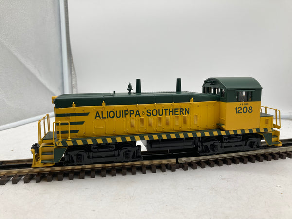 MTH Railking 30-2697-1 Aliquippa & Southern SW-1200 Switcher Diesel Engine - Aliquippa & Southern Cab 1208 With Proto-Sound 2.0. O SCALE Like New