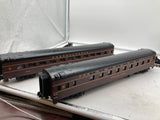 MTH Premier 20-6657 Pennsylvania Railroad PRR 2-Car 70' ABS Slpr/Diner Passenger Set Smooth PRR Slpr. 8303 Conemaugh Rapids Diner 4520 O SCALE Used Excellent