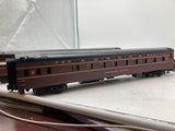 MTH Premier 20-6657 Pennsylvania Railroad PRR 2-Car 70' ABS Slpr/Diner Passenger Set Smooth PRR Slpr. 8303 Conemaugh Rapids Diner 4520 O SCALE Used Excellent